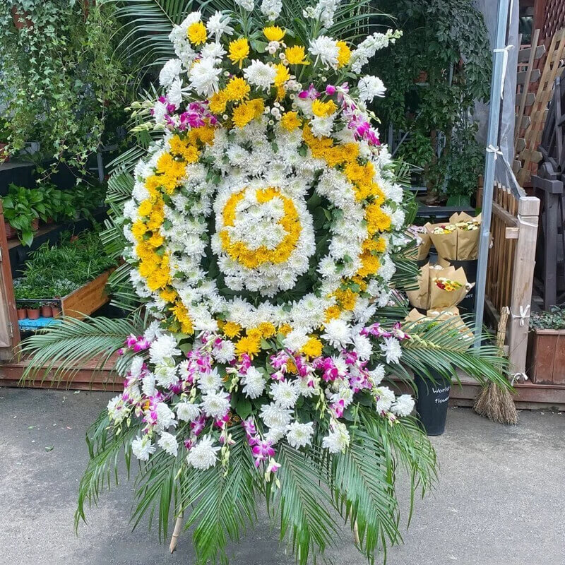 悼念外婆花圈